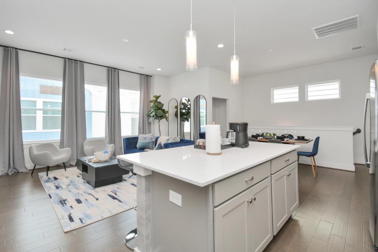 Casa Azure - New Modern 3 Bedroom Med Center, Nrg, Uh Houston Luaran gambar